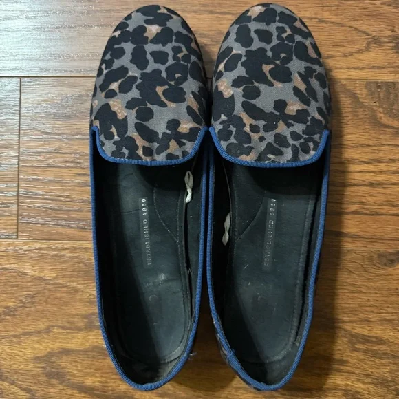 Gap Gray and Brown Animal Print Flats Size 8 - Picture 4 of 7